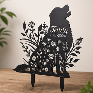 Dog Memorial Cut Metal Garden Sign – Custom Name & Years - Personalized Cut Metal Sign b0fc380d-f795-42e1-98d1-5f643b14092c.jpg