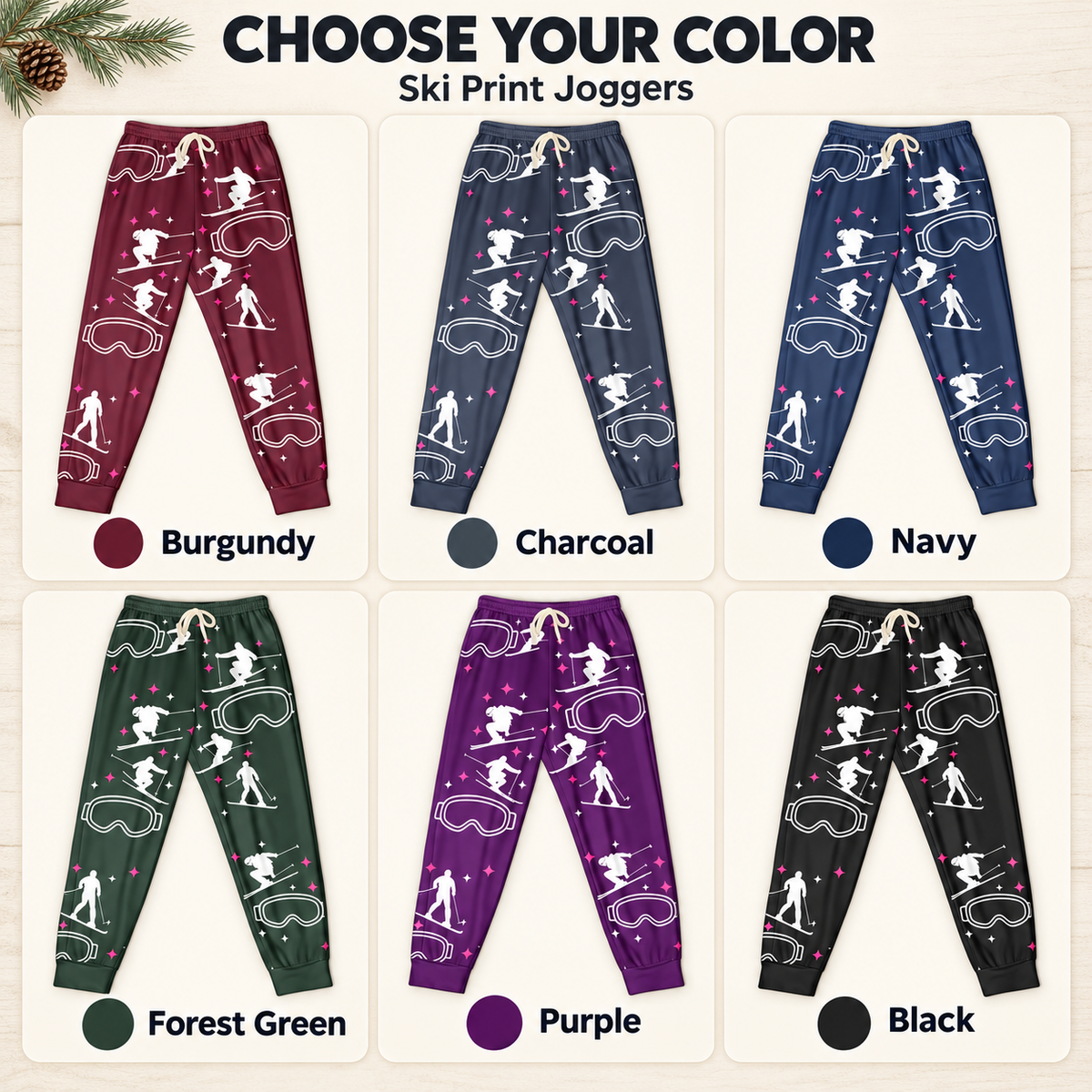 Custom Name Gift For Skiing Lovers, Snowboarding Lover - Personalized Sweatpants, Winter Gift b111c6af-41d3-4f9c-a7b1-f4b28e938e85-S-u-m-u-jogger-h-a-ti-t-tr-t-tuy-t.png