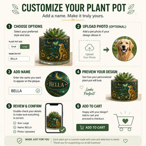Personalized Stained‑Glass Dog Night Garden Plant Pot - Personalized Mini Glass Plant Pot b123a7fc-30c9-4657-b2fb-83d16ede5743.jpg