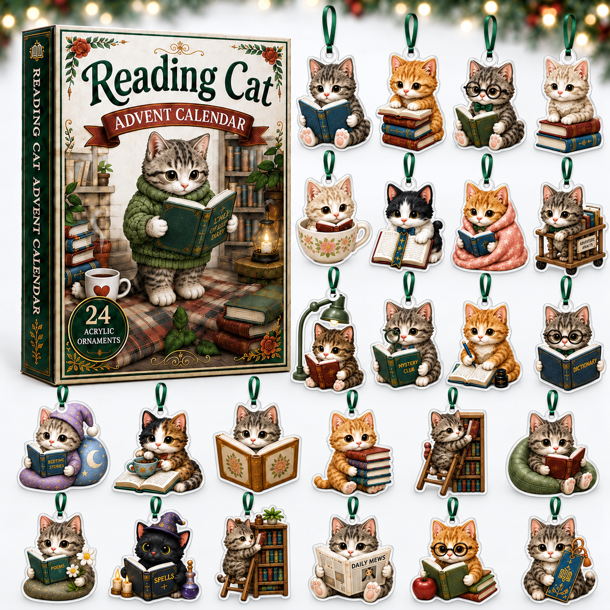 Reading Cat Advent Calendar 2026 - 24-Day Festive Countdown, Acrylic Charms Blind Box - Gift For Cat Lovers b13d8c9f-1e37-4376-91ec-27c26933aadc-reading-cat-box-charms.png