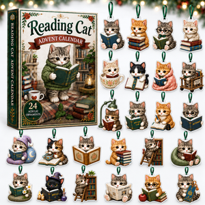 Reading Cat Advent Calendar 2026 - 24-Day Festive Countdown, Acrylic Charms Blind Box - Gift For Cat Lovers b13d8c9f-1e37-4376-91ec-27c26933aadc-reading-cat-box-charms.png