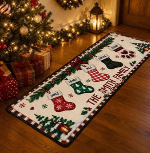 Personalized Christmas Stocking Family Rug, Custom Names Holiday Mat for Grandparents, Christmas Gift for Family, Entryway Decor b14c0367-6f9e-4dcc-8f92-f62ee54458fb-ghjgh-9-.webp
