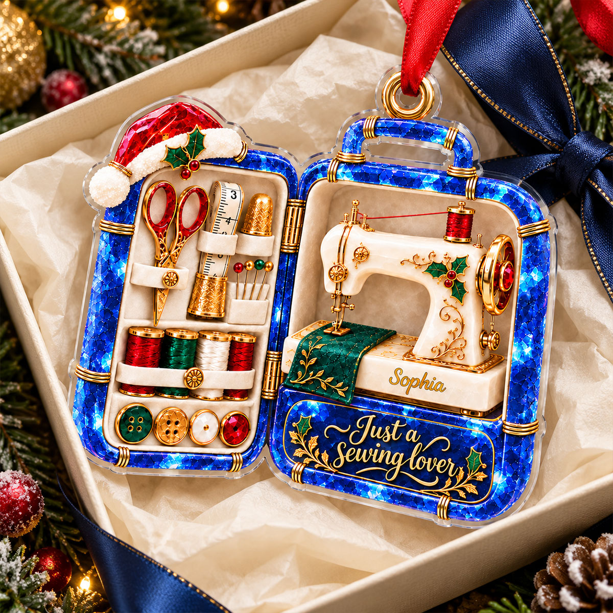 Christmas Sewing Case Acrylic Ornament - Personalized Gifts For Sewing Lovers, Unique, Luxury Gift b14dafea-f117-480f-afa7-32081c1fea76-3-1-.jpg