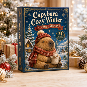 Capybara Cozy Winter Advent Calendar 2026 - 24-Day Festive Countdown, Acrylic Charms Blind Box - Gift For Capybara Lovers b1583cb2-1743-431e-bc40-1ea74476113c-box-capybara.png