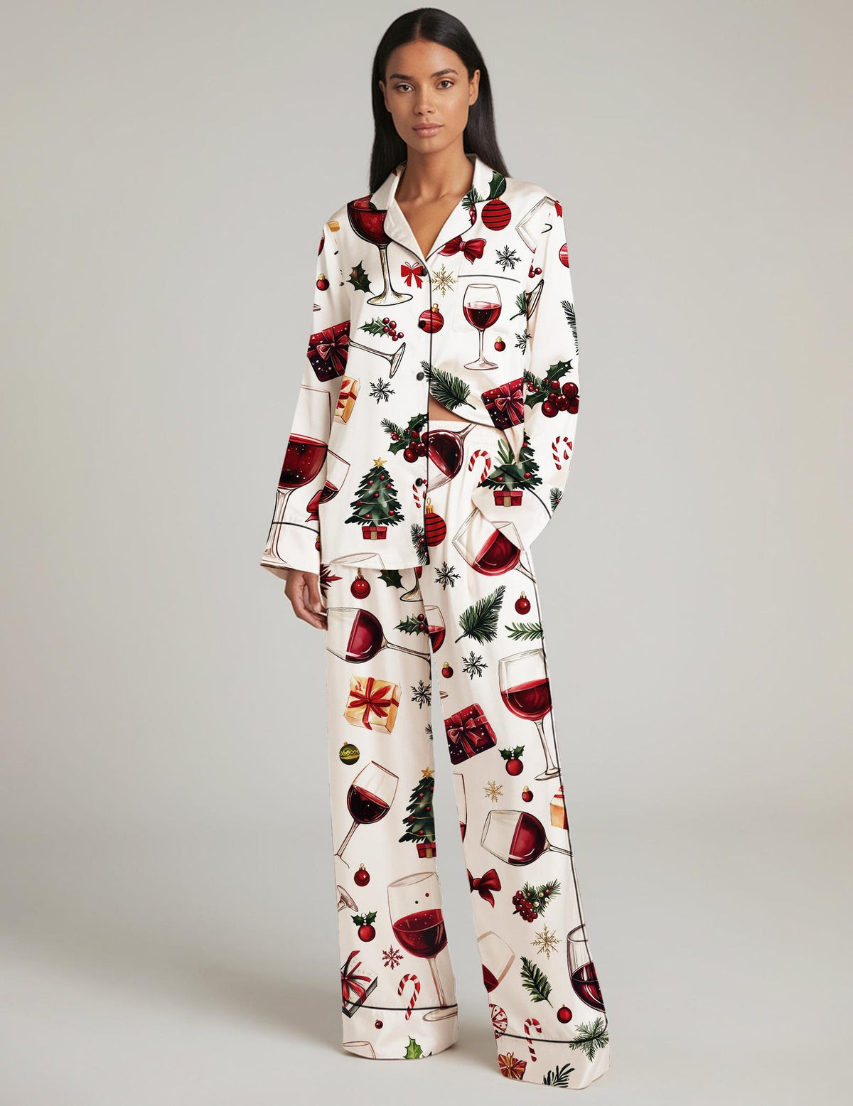 Wine Glass Christmas Pajama Set: Women's Satin Holiday Sleepwear b160a475-6cb9-4571-81c9-aeb3102e32bd-il_1588xN.7288892775_qdml.jpg