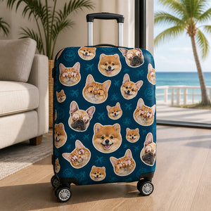 Custom Pet Face Luggage Cover – Travel Sticker Pattern - Personalized Luggage Cover b17559de-7332-4b4f-9c76-0ce5e777bbcf.jpg