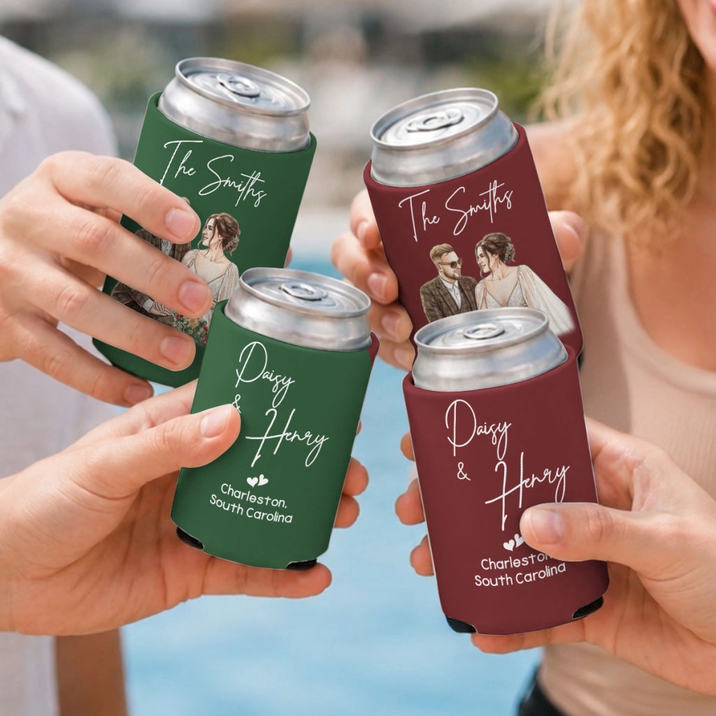 Wedding Cheers - Personalized UV Printed Cup Cover - Wedding Gift b1799451-7bf9-4ca4-862a-41d7fcd8162b-5.webp