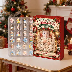 Baby First Christmas Advent Calendar, Personalized 24 Acrylic Charms, Custom Photo Keepsake, 2026 Countdown b1949e0a-da0e-4080-9594-99340e11963c-il_1588xN.8525197830_l55g.jpg