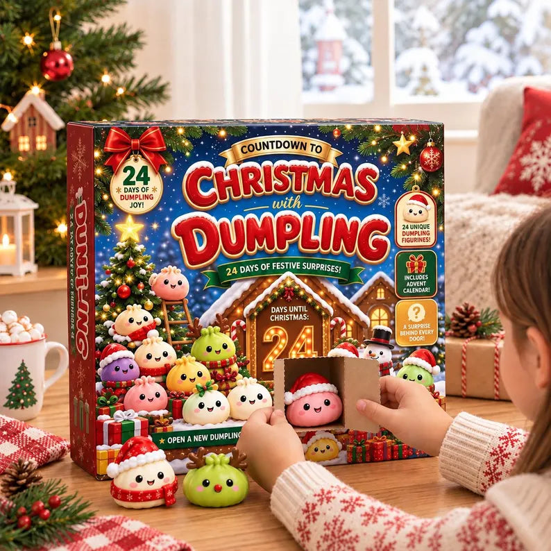 Cute Christmas Dumpling Advent Calendar 2026, 24 Days Christmas Countdown, Mini Squishy Mystery Toys, Holiday Gift for Kids, Christmas Gift b1a1ffd0-0116-4fb9-92be-242936962045-vcvcf-5-.webp
