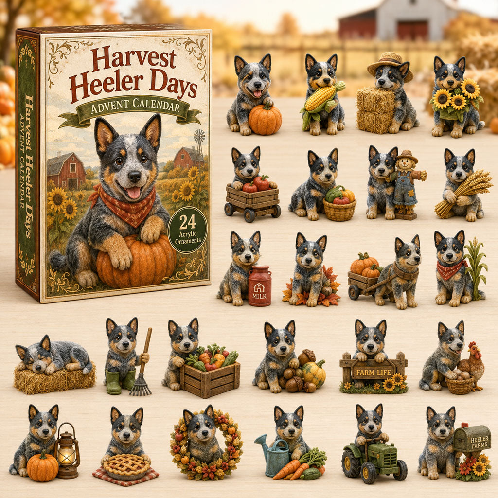 Harvest Heeler Days Advent Calendar 2026 - 24-Day Festive Countdown, Acrylic Charms Blind Box - Gift For Dog Lovers b1b57597-8f2e-4515-b119-0b4e9bb8353c-heeler.jpg