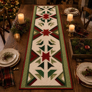 Christmas Quilted Table Runner, Traditional Red Green Holiday Table Decor, Holiday Winter Dining Table Decor, Festive Farmhouse Xmas Decor b1e23ac0-fda7-4b5e-a170-a6d7e6dda90f-2.jpg