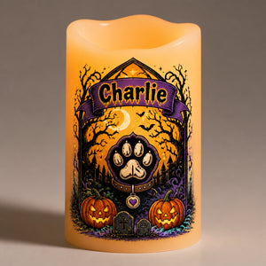 Spooky Pet Name Halloween LED Flameless Candle - Personalized Custom Led Flameless Candle b1f2b439-637e-485a-89a3-991e844d0ece.jpg