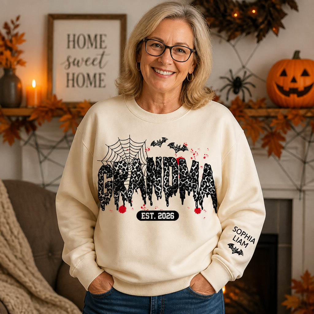 Spooky Grandma Est. Year & Grandkids Names Sweatshirt - Personalized Sweatshirt b201bbda-7181-4a5e-8d29-e4914eb901c5.jpg