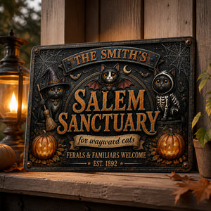 Personalized Salem Sanctuary Cat Metal Sign - Personalized Metal Sign b20c6cb0-16a1-4a23-aa6e-ba23414cfe8b.jpg