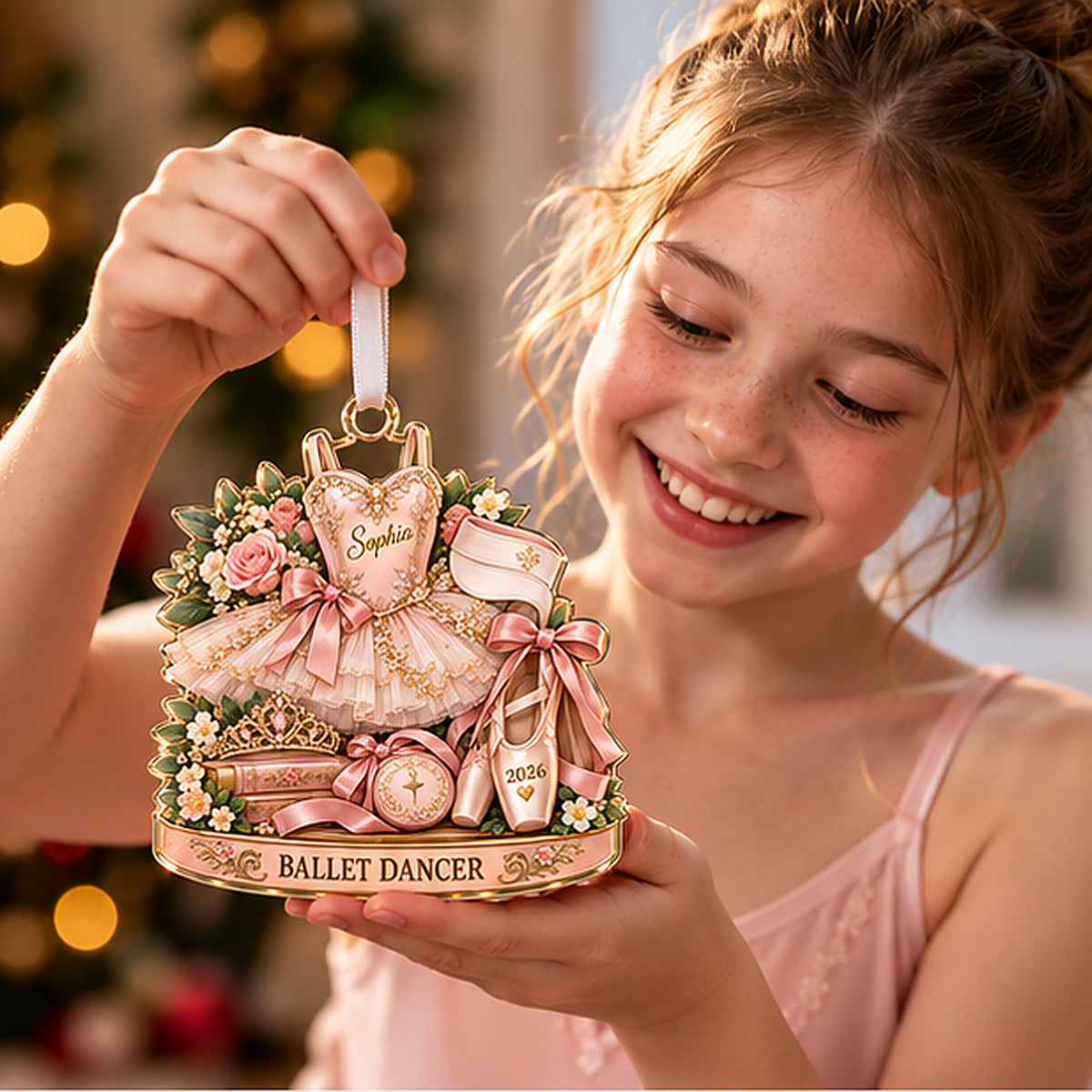Personalized Ballet Dancer Christmas Ornament – Custom Name & Year, Pink Tutu & Pointe Shoes Ornament, Ballerina Gift for Girls, Ballet Lover Keepsake b2126e2e-6b09-4224-814f-42382603cd29-02_Ballet_Dancer_Happy_Recipient.jpg