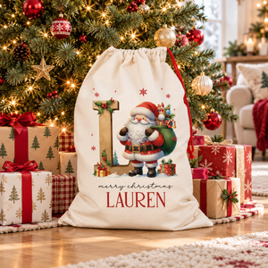 Personalized Santa Claus Christmas Gift bags, Custom Santa Design Christmas Bag, Christmas Present Bag, Holiday Gift Bags for Kids b21f8ae6-a8a0-4721-94a5-1905d87a6070-banner-2.png