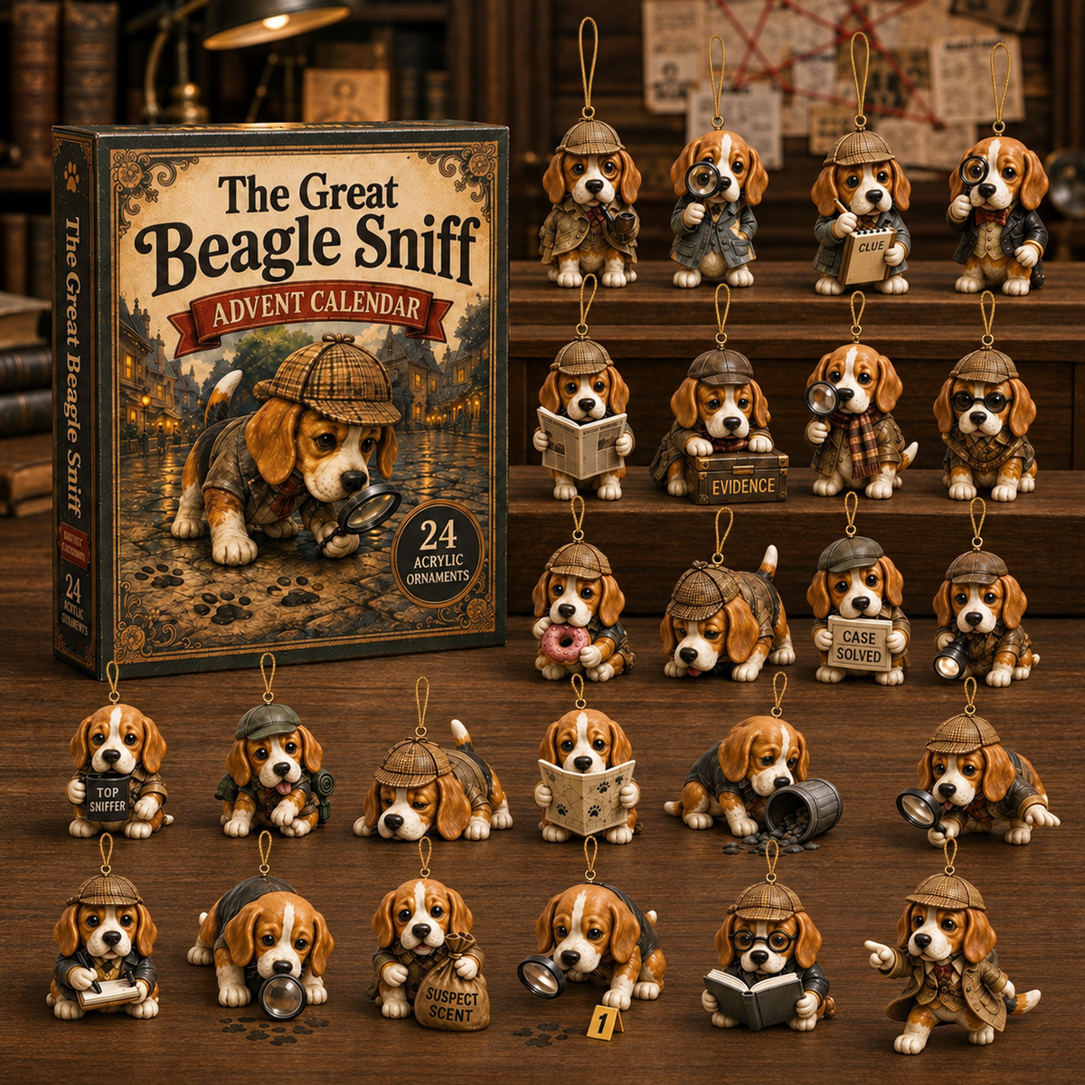 The Great Beagle Sniff Advent Calendar 2026 - 24-Day Festive Countdown, Acrylic Charms Blind Box - Gift For Beagle Lovers b228ee8c-b4a5-4fdb-a962-e85626c3f8b2-beagle-box-charms.png