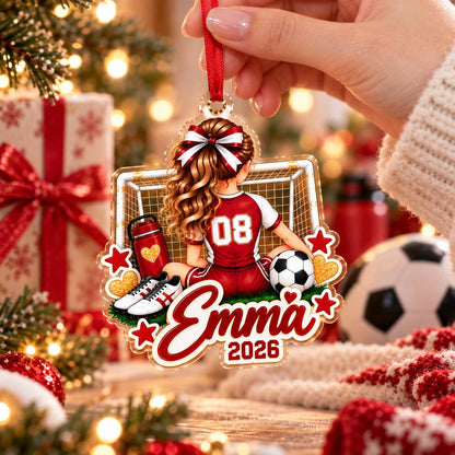 Personalized Soccer Girl Christmas Ornament, Custom Soccer Player Acrylic Ornament with Name & Jersey Number, Soccer Team Gifts for Girls b2456314-6e7e-4947-ba27-4a9e7c4ca5a3-6.jpg
