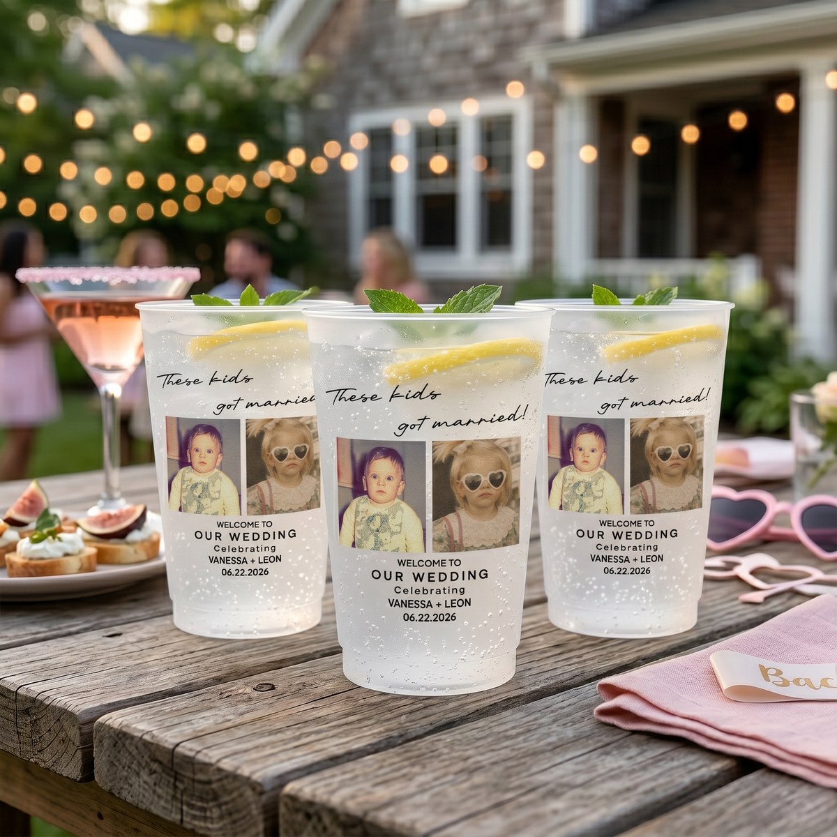 These Kids Got Married! - Wedding Reception Favors, Modern Wedding Decor - Personalized Cups b24bfa67-88d1-4565-982c-5c5c6ac340de-4.png