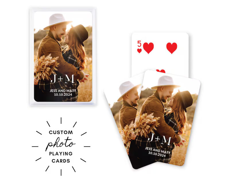 Custom Photo Playing Cards - Personalized Playing Cards - Custom Printed Deck of Cards - Wedding Playing Cards - Custom Photo Gift b28871c3-265c-496b-89f5-5909274918b3-hggggj-1-.jpg