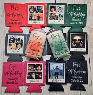 Personalized Birthday Can cooler. Vintage 1986 Photo & Text | Custom Party Favor Beer Sleeve... FRAMEP b2995209-0abb-4dec-a8fb-497fd341e893-dfgdgddffffffffffgggggg-10-.jpg