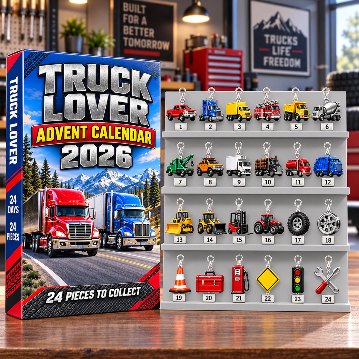 Truck Lover Advent Calendar 2026, 24 Acrylic Hanging Tokens, Vehicle Countdown Gift, Garage Decor b2c3ab85-3799-4254-8064-e85f7b688e2f-320f5d34-4d1e-4dc4-9a25-3859f7dc371f.png