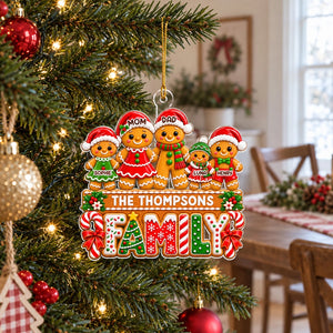 Gingerbreads Family Christmas With Us - Personalized Acrylic Ornament b2d6f37a-7403-4f91-9aba-60f738eca022-260921_BjgVcPx56PDkgY3i_large.webp