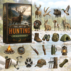 Art of Hunting Advent Calendar 2026 - 24-Day Festive Countdown, Acrylic Charms Blind Box - Gift For Hunting Lovers b2eed2f7-7cd5-4970-8cd0-6cbc1d2febe5-hunting.png