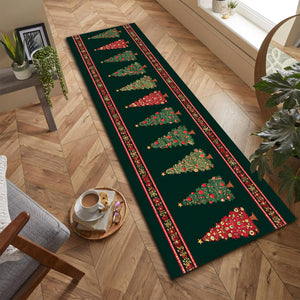 Christmas Tree Runner Rug for Hallway, Festive Green Holiday Carpet, Non Slip Washable Christmas Decor for Entryway and Living Room b31f73bd-02eb-4466-8da1-8e0c9ea0821f-1.jpg