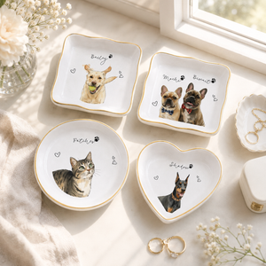 Custom Pet Photo Ring Dish l Personalized Watercolor Dog Portrait Ceramic Trinket Tray b3462b66-347e-4770-8e5c-e1babcde7af4-banner-2.png