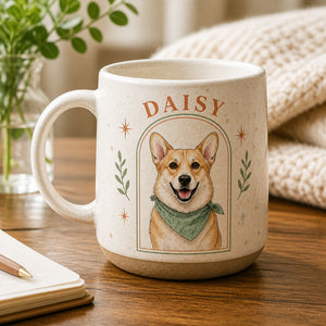 Custom Hand‑Drawn Pet Portrait Pottery Mug - Personalized Pottery Mug b3724e41-33fd-43d4-97e0-8ab1eb471209.jpg