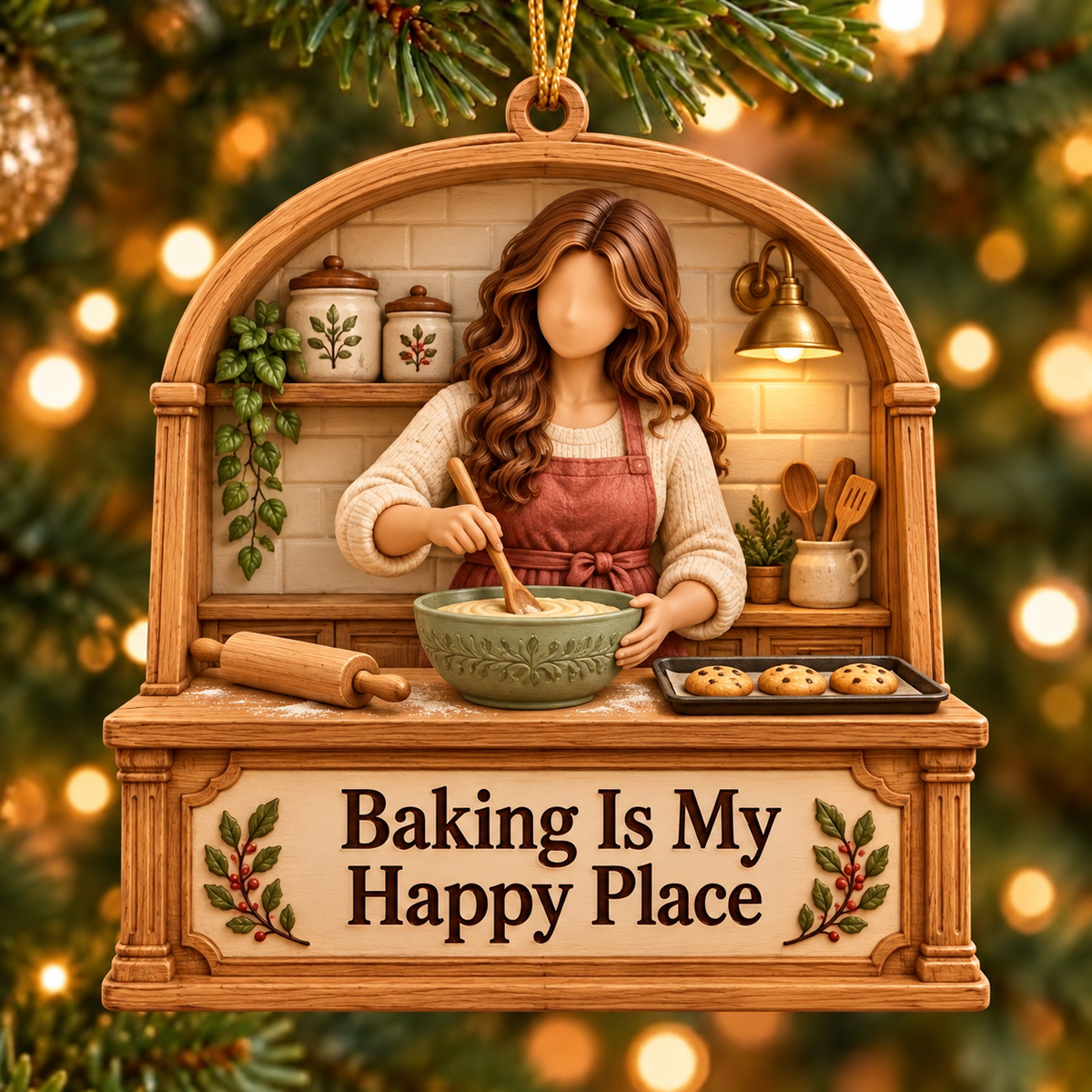 Baking Is My Happy Place Christmas Ornament – Cozy Kitchen Keepsake, Gift for Bakers and Baking Lovers b374caca-b961-4574-9242-c0ea8382e89e-Cozy-Arched-Kitchen-Image-Sep-28-2026-11_01_06-AM.png
