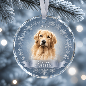 Custom Pet Photo Crystal Ornament with Name & Year - Personalized Crystal Ornament b37b265e-b0af-46e7-94b5-6263e17cb375.png