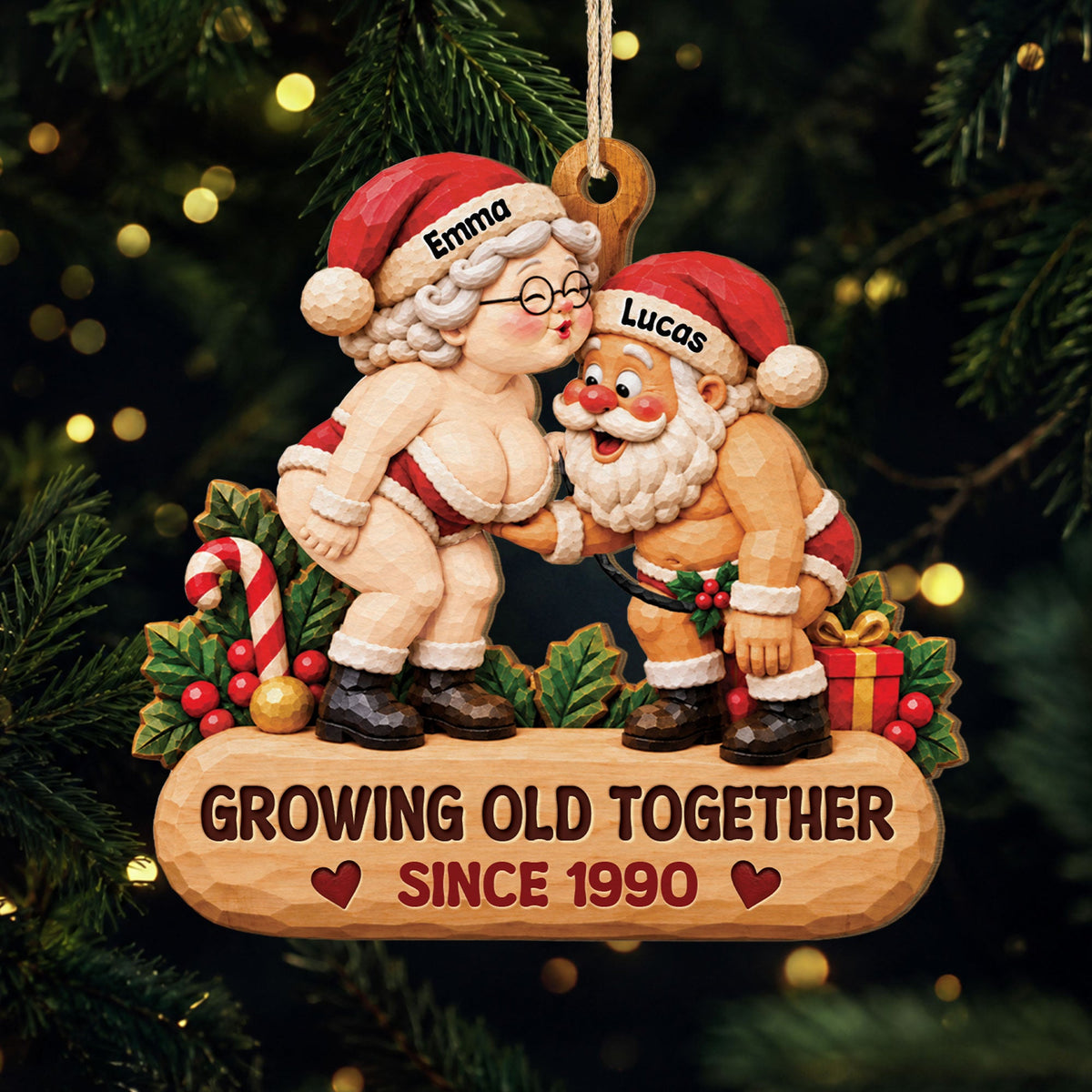 Growing Old Together Santa Couple Wooden Ornament - Personalized Christmas Gifts for Couples b393c60d-0a84-4219-9eb0-228d4e85f13b-USUK1_514dbc6c-8a85-4ce4-9998-01842cd1f9fc.jpg
