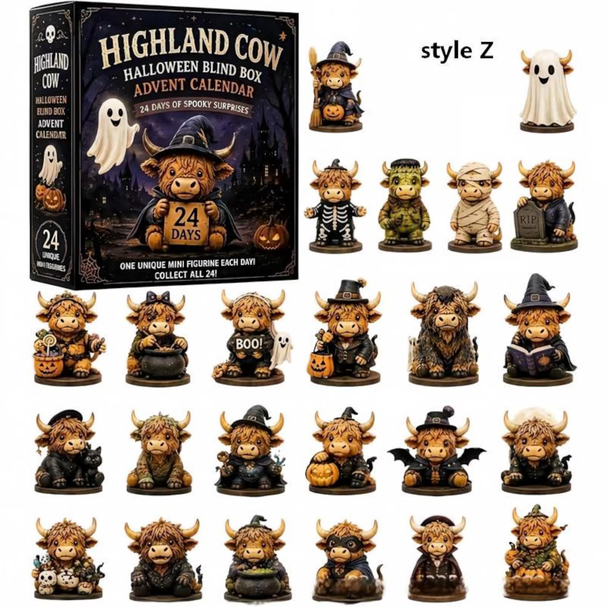 Halloween Advent Calendar 2026, 24 Day Ghost Blind Box, Spooky Cute Countdown Gift, Mini Collectible Hanging Ornaments, Multiple Box Styles b3a0d10f-9620-4168-91b6-5d8c2c52a991-Z_converted.png