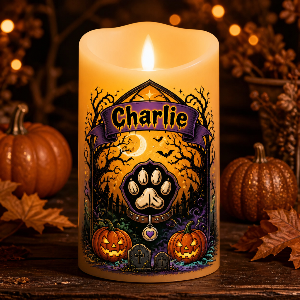 Spooky Pet Name Halloween LED Flameless Candle - Personalized Custom Led Flameless Candle b3c62854-cc79-4f2c-a672-7adc6bac9330.png