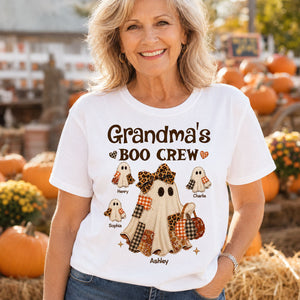 Grandma Fall Season Halloween Faux Patchwork Pattern Coquette - Personalized Shirt - Halloween Gift For Grandma b3d6fc44-77c4-460d-91f9-bf71de3f1681-3.jpg