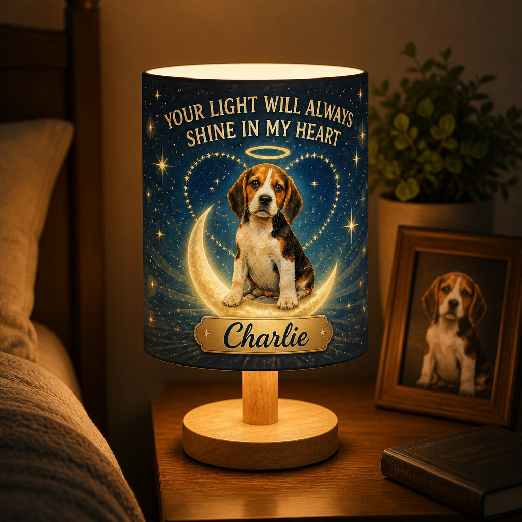 Pet Memorial Fabric Lamp — Your Light Will Always Shine In My Heart - Personalized Custom Fabric Lamp b3f3723d-ca02-4490-a26b-65af964492a1.jpg