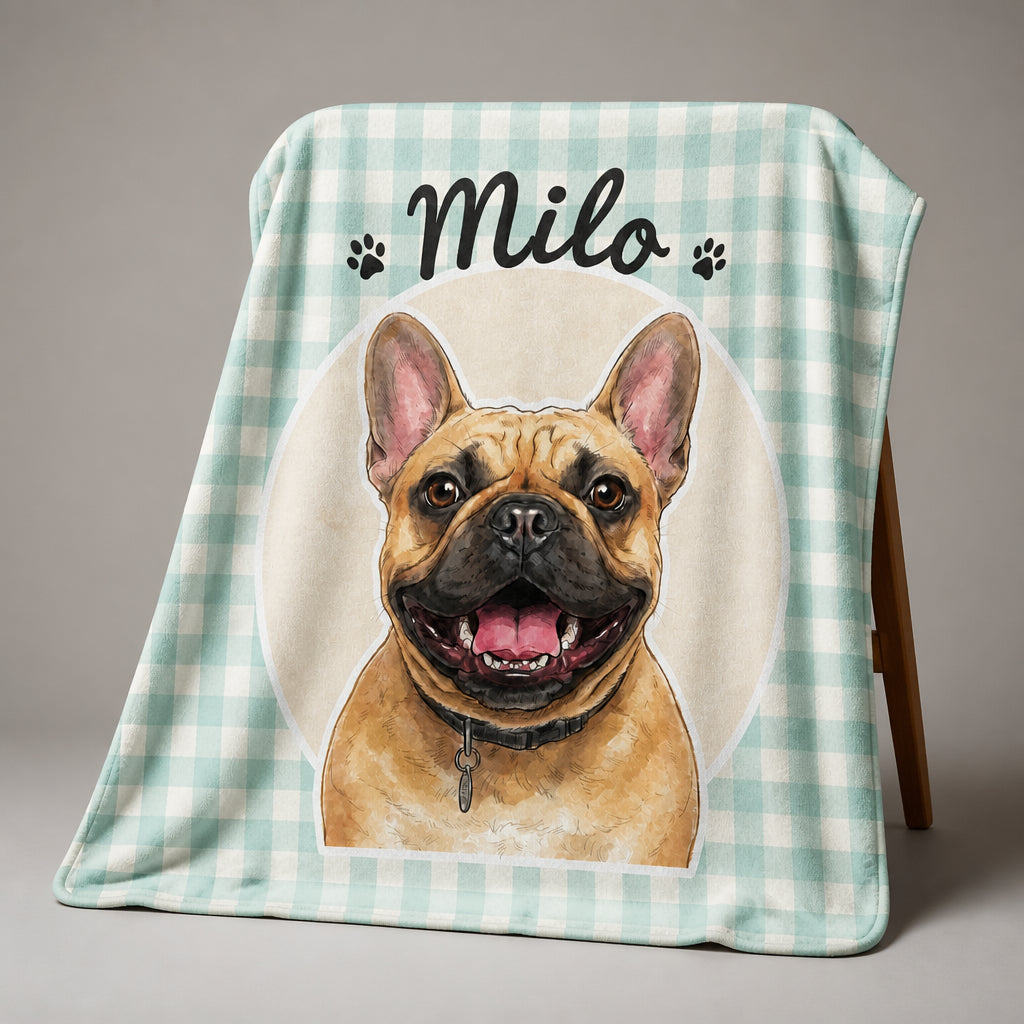 Custom Pet Portrait Name Blanket – Watercolor Medallion - Personalized Blanket b3f7ffd4-971f-4e19-ba23-1cb07bf126f8.jpg