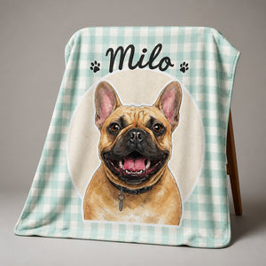 Custom Pet Portrait Name Blanket – Watercolor Medallion - Personalized Blanket b3f7ffd4-971f-4e19-ba23-1cb07bf126f8.jpg