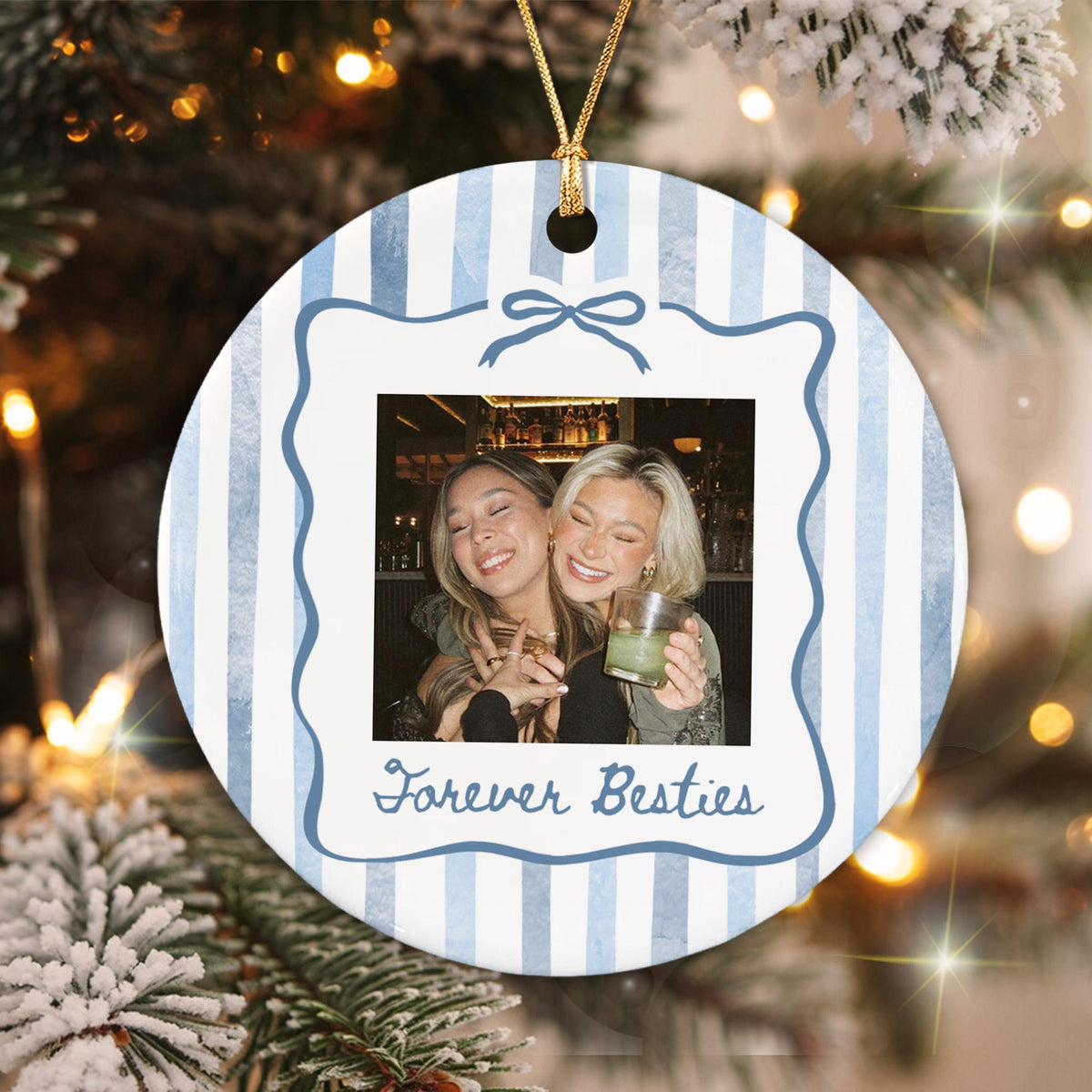 Personalized Photo Ornament, Friend Gift, Striped Friendship Keepsake b3ffd5eb-ed32-4ab0-8c73-043034f8ab64-9.jpg