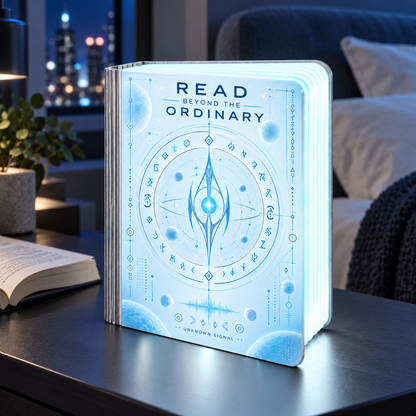 Alien Code Folding Book Lamp – Ice Blue Sci-Fi Design, Gift for Book Lovers b406a538-fe45-445d-a45d-54e6c018f21e--n-s-ch-xanh-b-ng-b-n-gi-ng-1.png