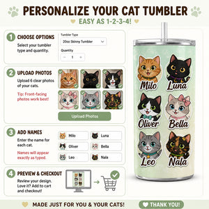 Chibi Cat Portraits & Names Tumbler - Personalized Tumbler b41a9752-cb02-47ca-90d8-29e73090c87f.jpg