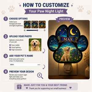 Stained Glass Paw Night Light – Personalized Pet Name - Personalized Acrylic Night Light b4265ea5-2bc2-4697-9e7e-cf7b6128f247.jpg