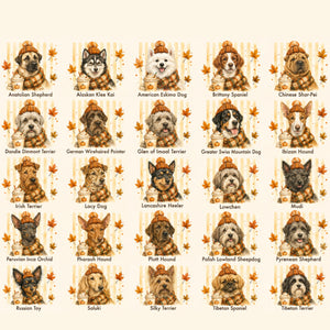 Fall Dogs Comfort Colors Shirt 120+ Dog Breeds, Personalized Dog Mom Tee, Autumn Cosy Dog T-Shirt, Pumpkin Spice Autumn Custom Pet Portrait b43237ec-6c82-404c-9571-ed84d7d084bb-10.jpg