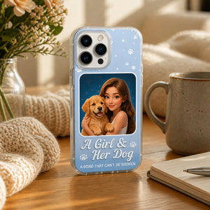A Girl & Her Pet – Photo-to-Cartoon Custom Phone Case - Personalized Phonecase b43a25b6-66d7-45d2-8f31-1dfd81525602.jpg