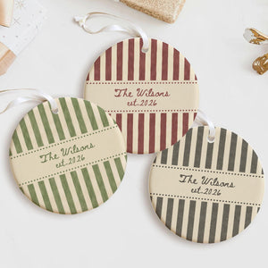 Ceramic Christmas Ornament, Newlyweds Gift Friends, Personalized Couple Gift for New Couples, Wedding Gift, First Christmas Married b46302a3-8be7-49e3-b5d0-d32a34442cdc-1.jpg