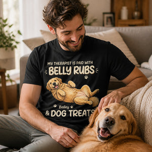 Belly Rubs & Dog Treats Custom Pet Portrait Tee - Personalized T-shirt b4697f4e-aa24-47a9-8133-792ddd9937a1.jpg