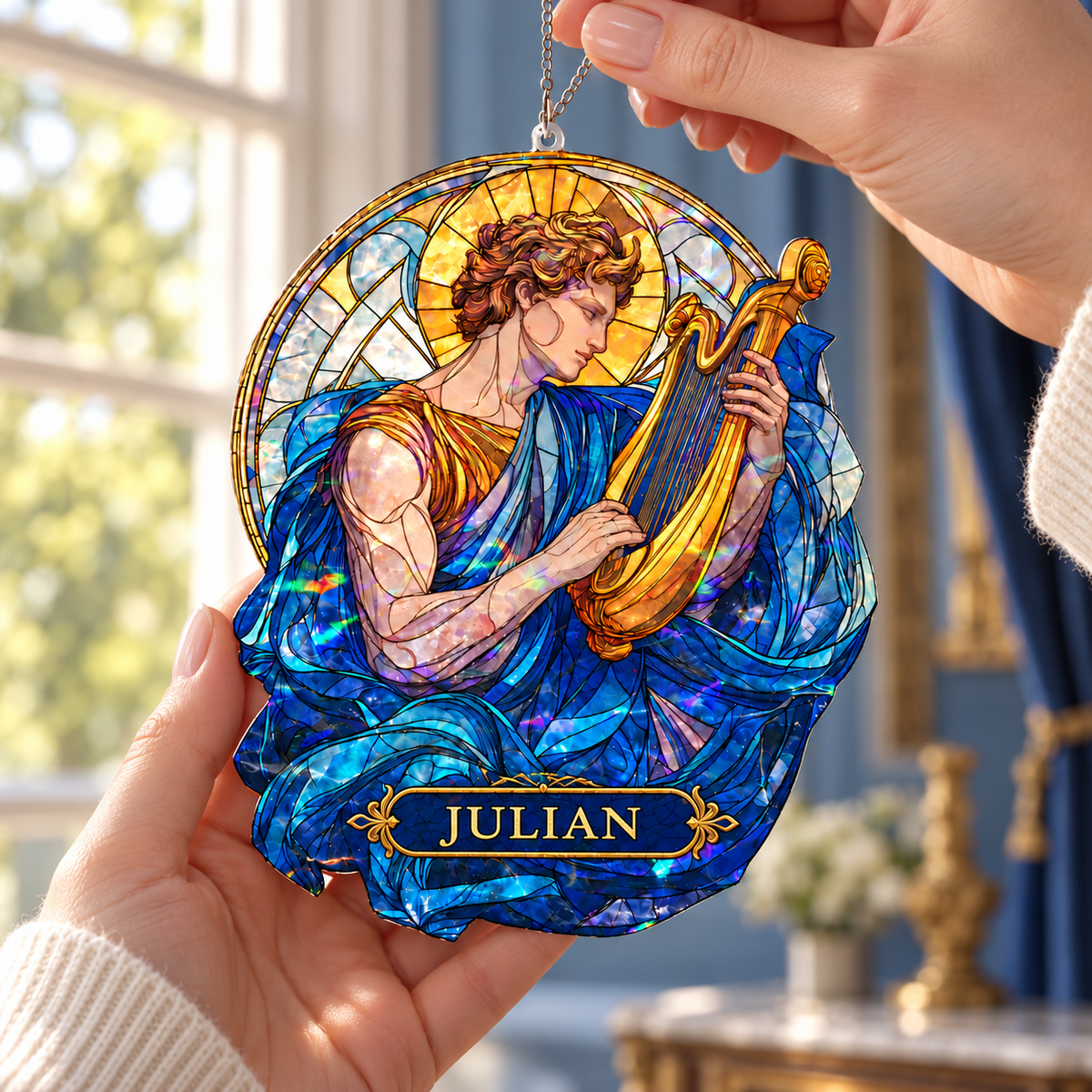 Apollo with Lyre Acrylic Suncatcher, Stained Glass Style Greek Mythology Window Hanging, God of Music and Sun Decor, Mythology Lover Gift b49b8461-4202-4c7d-aed5-7b915495b6b9--treo-Apollo-kh-c-t-n-JULIAN-3.png