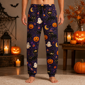 Spooky Black Cats Halloween Pattern Sweatpants - Personalized Sweatpants b4a50f54-5777-4241-ba9b-1c080956fd00.png